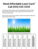 tear off tab flyer template