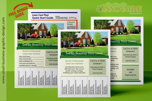 Lawn Care and Landscaping Flyers