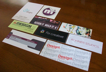 mini business cards