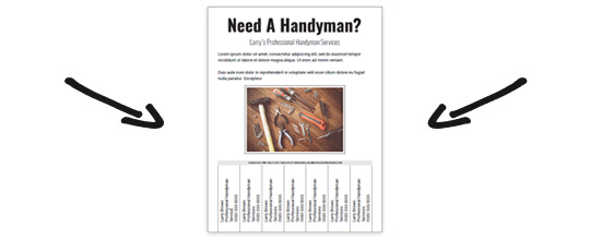 handyman flyer templates free download handyman flyer templates free download