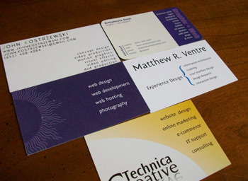 informative business cards