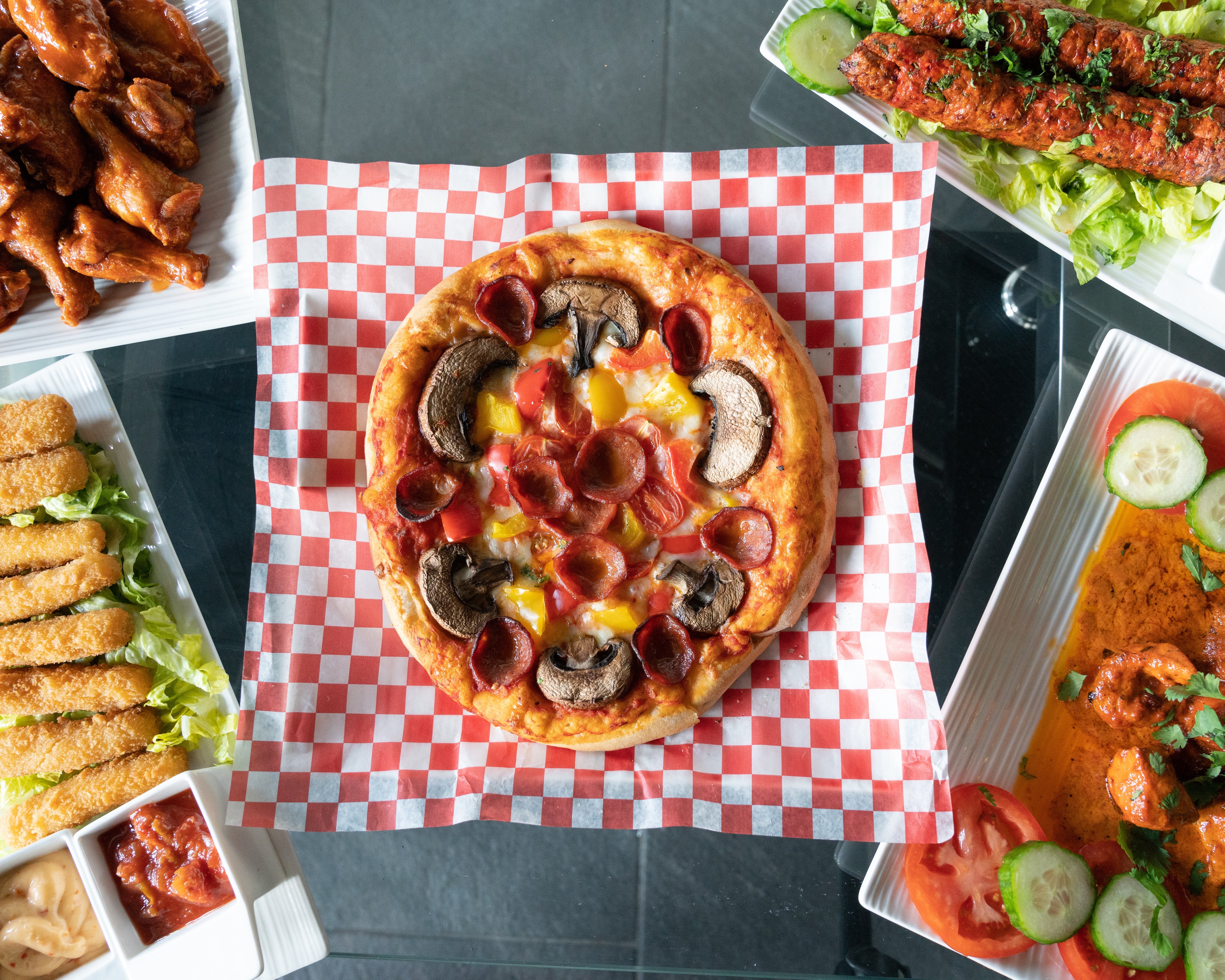 pub food on a table